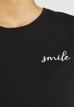 Even&Odd Damen T-Shirt Print - Black -Even&Odd Verkäufe 2023 2db15555f4ed4fac8876a5e94eec1619