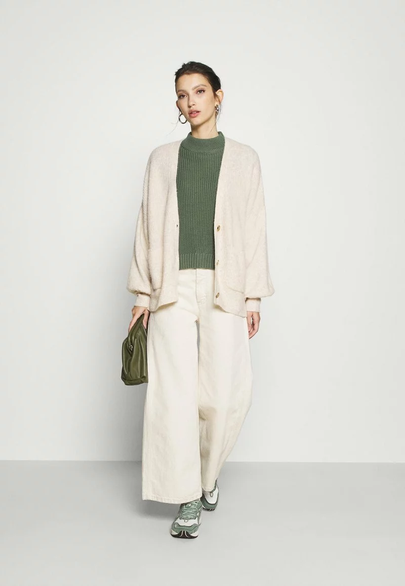 Even&Odd CROPPED MOCK NECK - Strickpullover - Green | Damen 4 Even&Odd CROPPED MOCK NECK - Strickpullover - Green | Damen – Bild 2