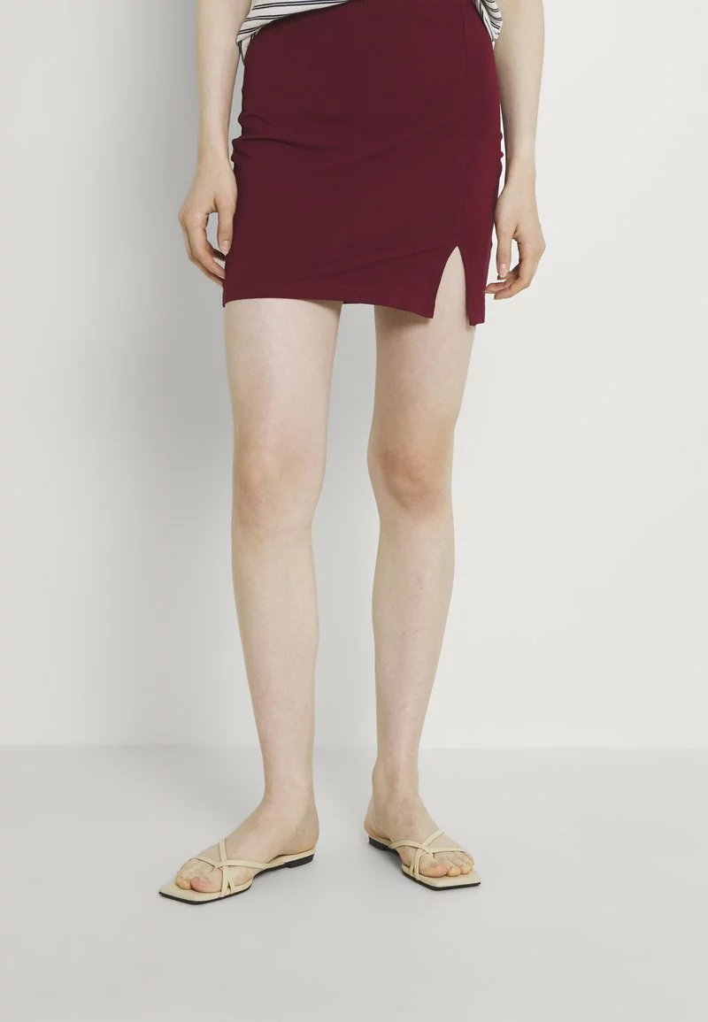 Even&Odd Damen Minirock - Bordeaux 3 Even&Odd Damen Minirock - Bordeaux