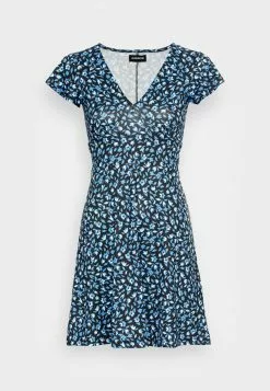 Even&Odd Damen Jerseykleid - Black/blue -Even&Odd Verkäufe 2023 3152ac45b01d41ddae501b56cbbf095e