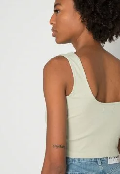 Even&Odd Damen 2 PACK - Top - Black/light Green -Even&Odd Verkäufe 2023 318c772500a34cc4b00a574bcc76cbcf