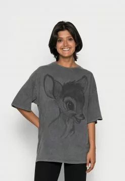 Even&Odd Damen T-Shirt Print - Black