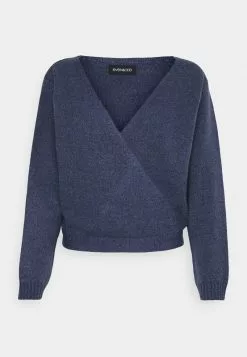 Even&Odd Damen WICKELJACKE - Strickjacke - Blue-grey -Even&Odd Verkäufe 2023 32e4c4e998744283b008a4ff56369167