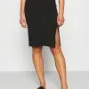 Even&Odd Damen BASIC - Midi Skirt With Slit - Bleistiftrock - Black 2 Even&Odd Damen BASIC - Midi Skirt With Slit - Bleistiftrock - Black -Even&Odd Verkäufe 2023 35b759115643474dbb1641873d2f48ca