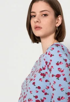 Even&Odd Damen Jerseykleid - Light Blue/multi Coloured -Even&Odd Verkäufe 2023 361303ecc4e04790a9f71f9f0da9fbf2