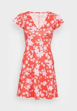 Even&Odd Damen Jerseykleid - Red/pink -Even&Odd Verkäufe 2023 37ba779f947c41fca400414c67656a31