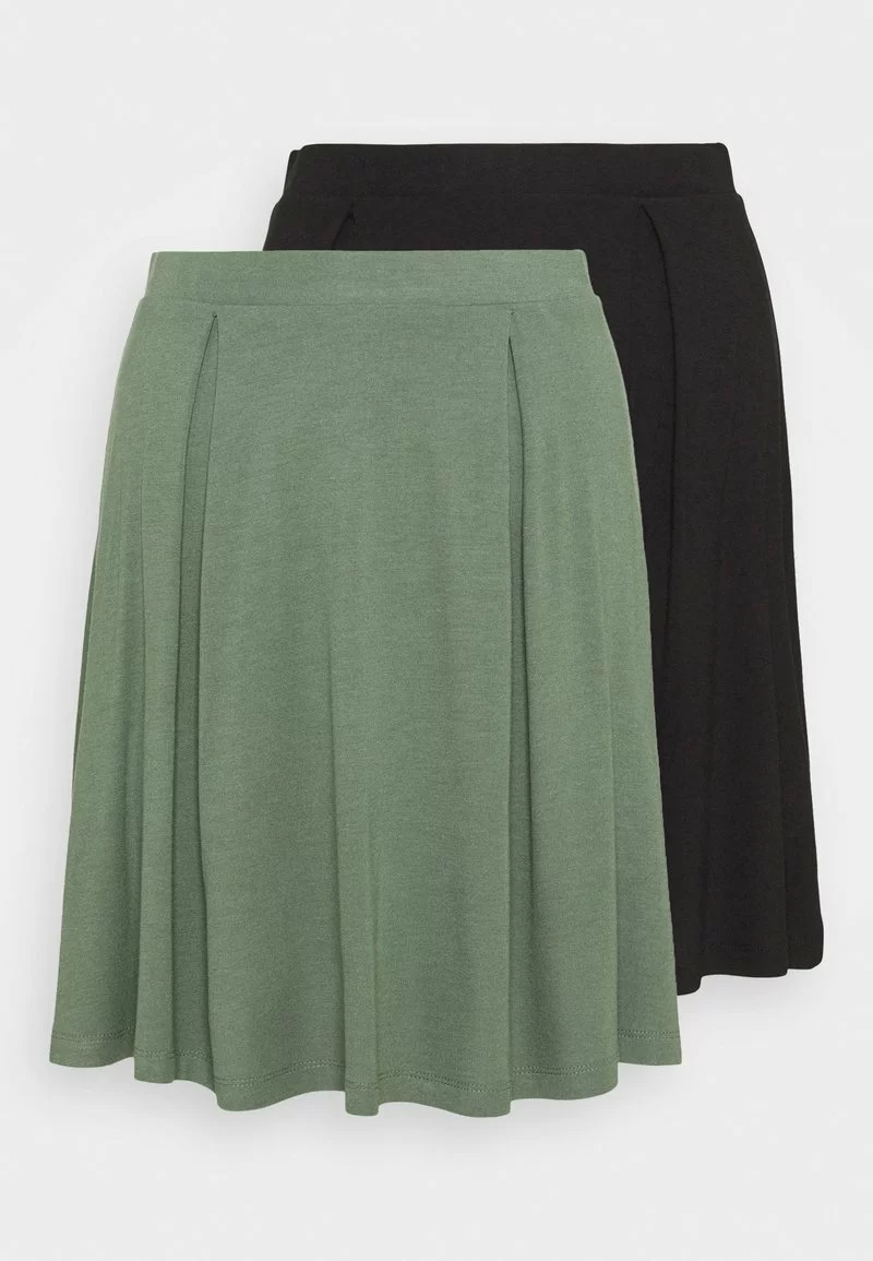 Even&Odd A-Linien-Rock - Black/light Green | Damen 8 Even&Odd A-Linien-Rock - Black/light Green | Damen – Bild 6