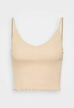 Even&Odd Damen STRAPPY LETTUCE CROP 3 PACK - Top - White/beige/brown -Even&Odd Verkäufe 2023 37fdd9829f0c438a928f3ef89ada2149