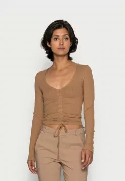 Even&Odd Damen Langarmshirt - Brown