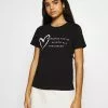 Even&Odd Damen T-Shirt Print - Black -Even&Odd Verkäufe 2023 3c3a07ab760a45e2aba50d068b823473