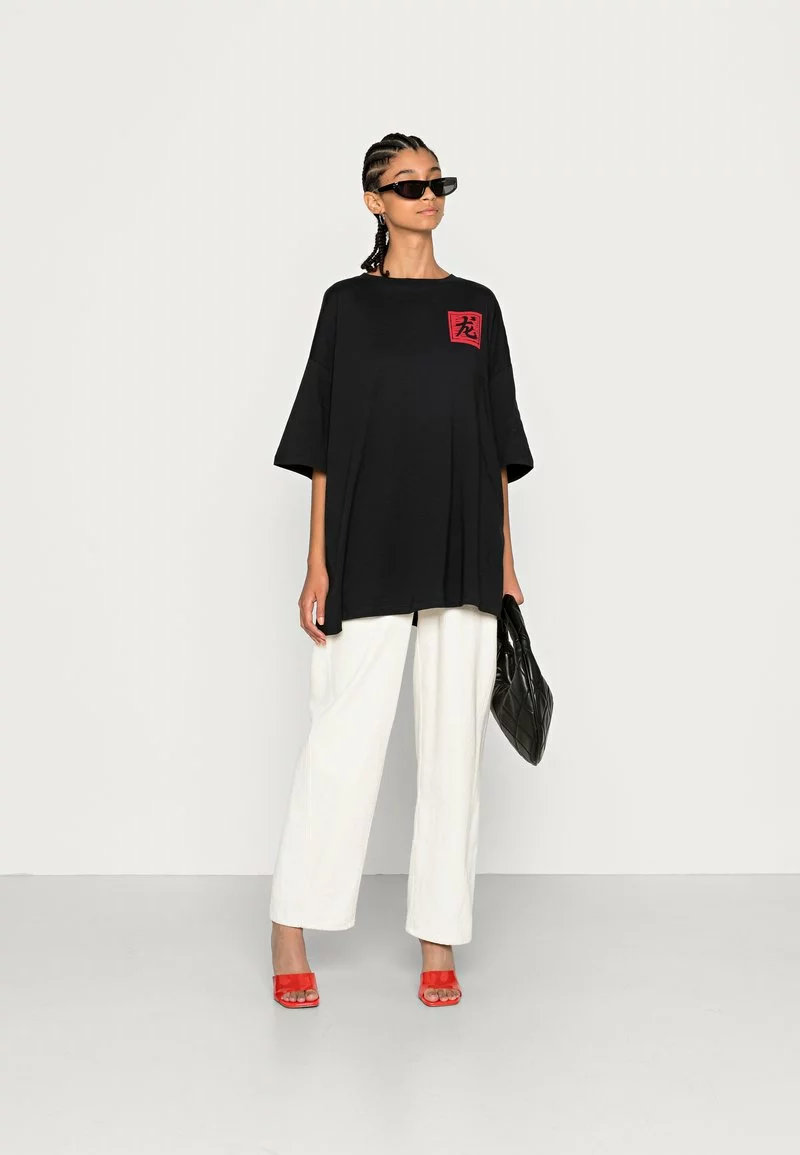 Even&Odd Damen T-Shirt Print - Black 4 Even&Odd Damen T-Shirt Print - Black – Bild 2