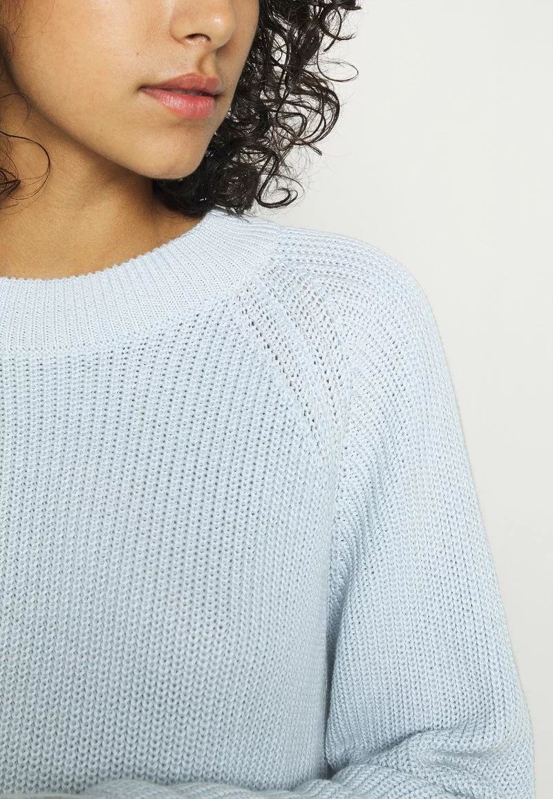 Even&Odd Damen VOLUME SLEEVE JUMPER - Strickpullover - Light Blue 7 Even&Odd Damen VOLUME SLEEVE JUMPER - Strickpullover - Light Blue – Bild 5