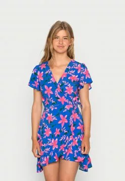 Even&Odd Freizeitkleid - Blue/pink | Damen