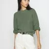 Even&Odd Damen VOLUME SLEEVE JUMPER - Strickpullover - Laurel Wreath -Even&Odd Verkäufe 2023 43e9b7e5a1de4395a4193a69dc07d141