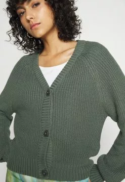 Even&Odd Damen BUTTON THROUGH CARDIGAN - Strickjacke - Green -Even&Odd Verkäufe 2023 44c6f46f63374e339e02a8e031e12e32