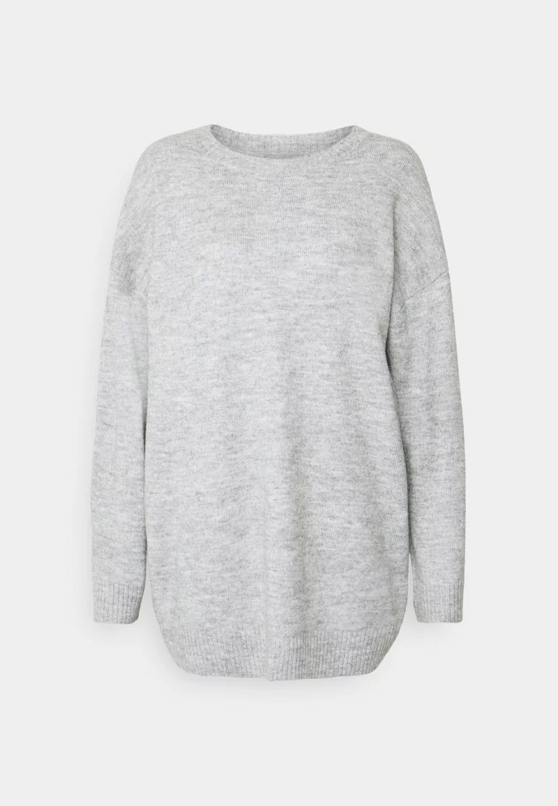 Even&Odd Damen Strickpullover - Mottled Light Grey 3 Even&Odd Damen Strickpullover - Mottled Light Grey