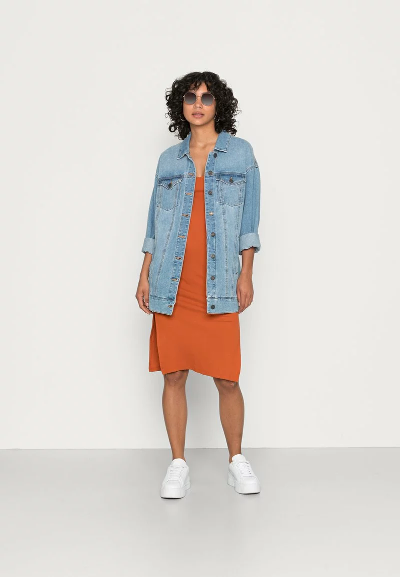 Even&Odd Damen Jerseykleid - Brown 3 Even&Odd Damen Jerseykleid - Brown – Bild 2