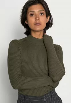 Even&Odd Damen Strickpullover - Dark Green