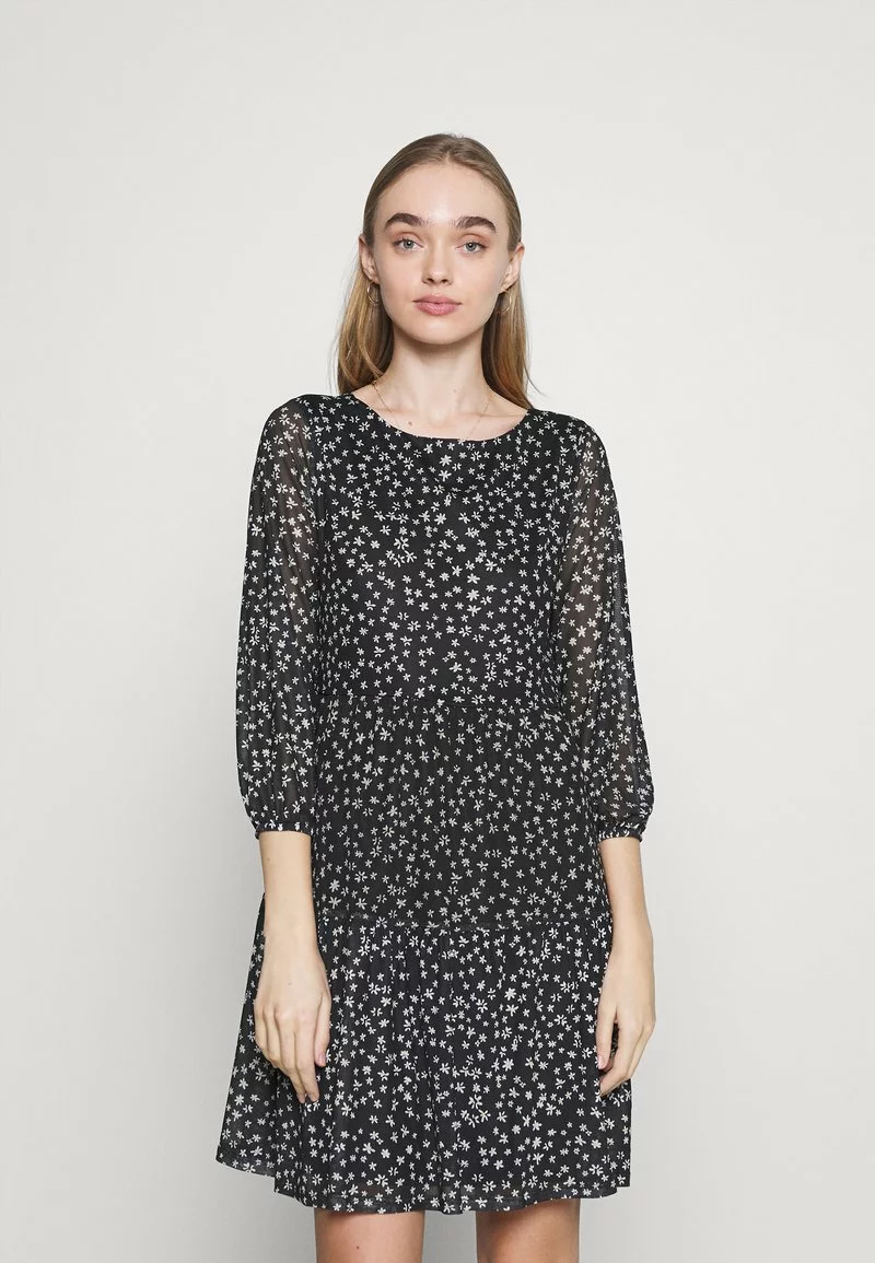 Even&Odd Damen Freizeitkleid - Black/white/yellow 3 Even&Odd Damen Freizeitkleid - Black/white/yellow