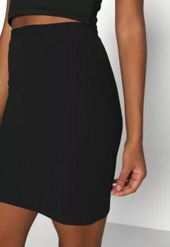 Even&Odd Damen Basic Mini Ribbed Skirt - Bleistiftrock - Black -Even&Odd Verkäufe 2023 4daeebe0238040a5b6335307c573e1e8
