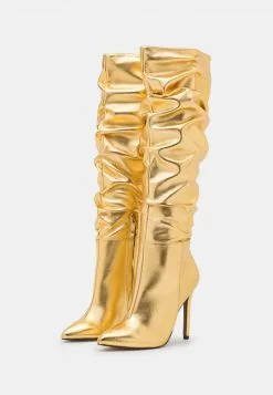 Even&Odd Damen High Heel Stiefel - Gold -Even&Odd Verkäufe 2023 4fc88d79ad394551bd1bb7427f898813