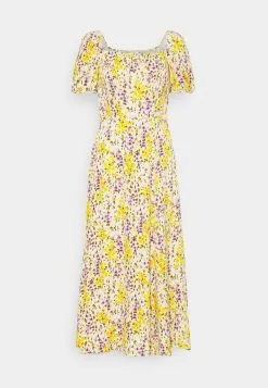 Even&Odd Freizeitkleid - Yellow/purple | Damen