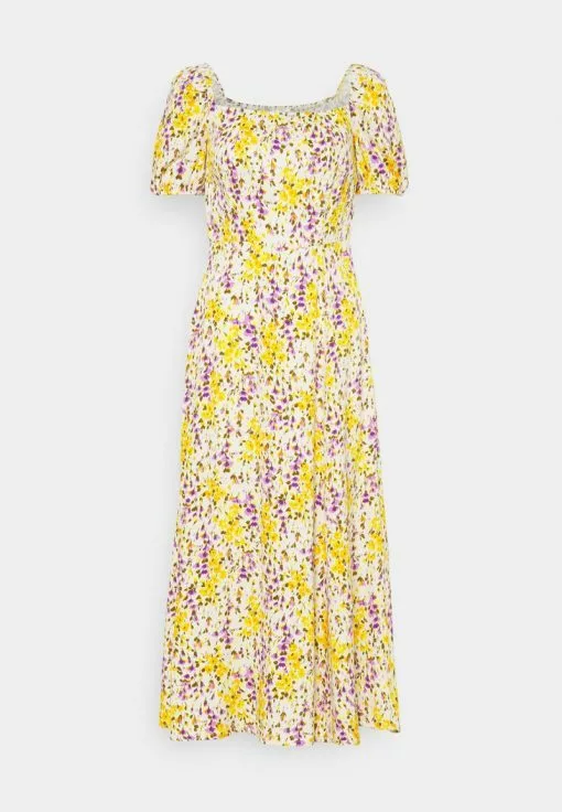 Even&Odd Freizeitkleid - Yellow/purple | Damen -Even&Odd Verkäufe 2023 506e87d0a8c84bd1b1d0227c9e63b01c