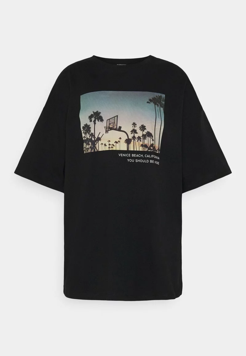 Even&Odd Damen T-Shirt Print - Black 8 Even&Odd Damen T-Shirt Print - Black – Bild 6