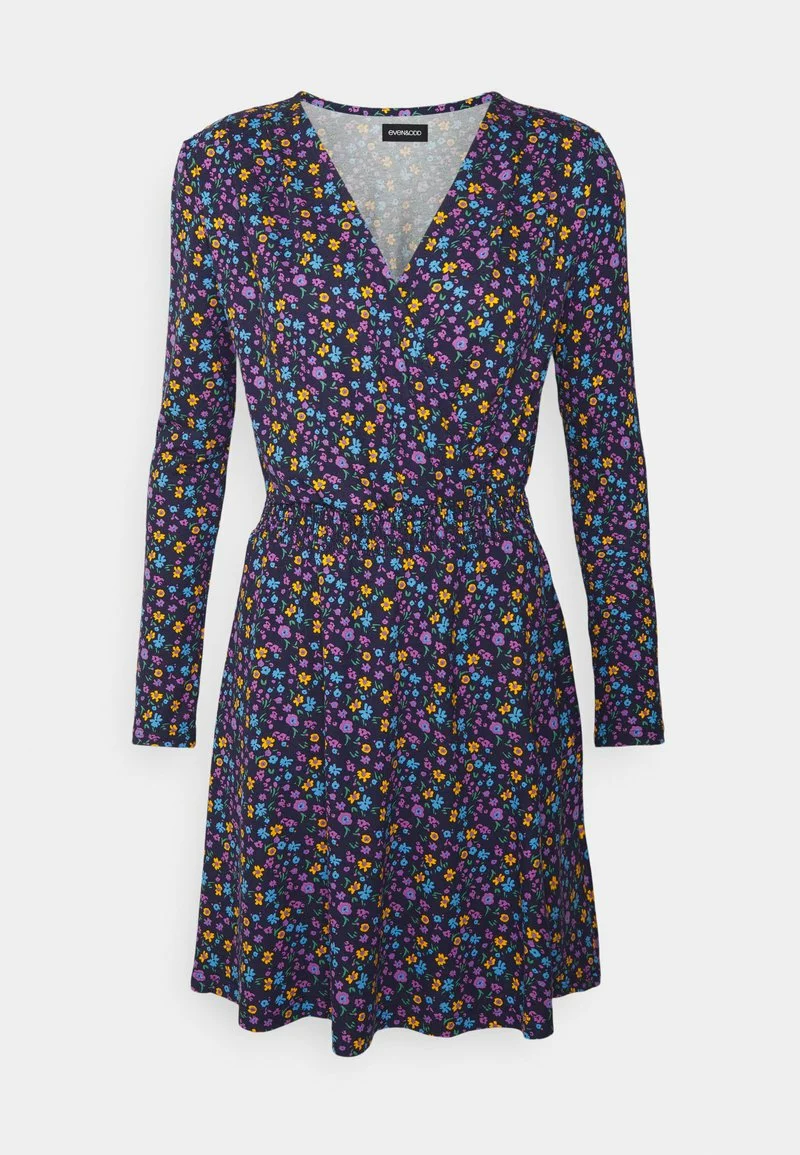 Even&Odd Jerseykleid - Dark Blue/multi-coloured | Damen 3 Even&Odd Jerseykleid - Dark Blue/multi-coloured | Damen