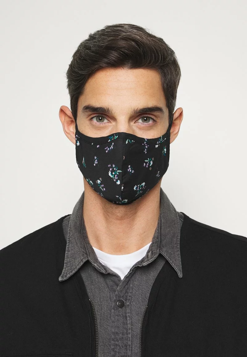 Even&Odd Unisex 3 PACK - Stoffmaske - Black/multi-coloured/green 6 Even&Odd Unisex 3 PACK - Stoffmaske - Black/multi-coloured/green – Bild 4