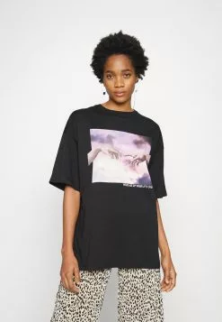Even&Odd T-Shirt Print - Black | Damen