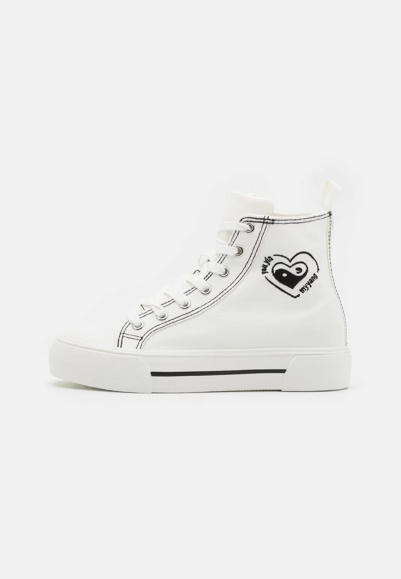 Even&Odd LOVE - Sneaker High - White/black | Damen 4 Even&Odd LOVE - Sneaker High - White/black | Damen – Bild 2
