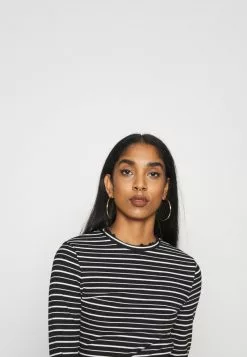 Even&Odd Damen Langarmshirt - Black/white -Even&Odd Verkäufe 2023 56d8c454bc574e40beb684e360c689a9