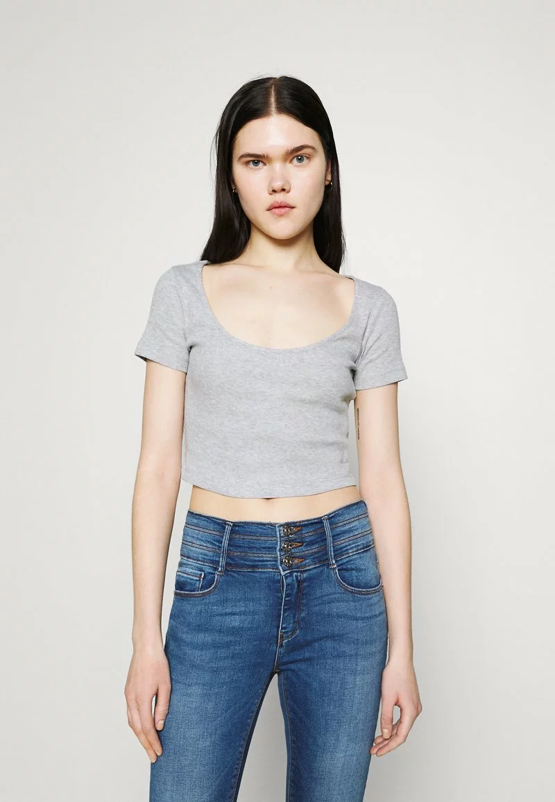 Even&Odd Damen 3 PACK - T-Shirt Print - Black/white/mottled Light Grey 4 Even&Odd Damen 3 PACK - T-Shirt Print - Black/white/mottled Light Grey – Bild 2