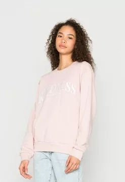 Even&Odd Damen CALLIE KINDNESS CLUB EMBROIDERY - Sweatshirt - Light Pink
