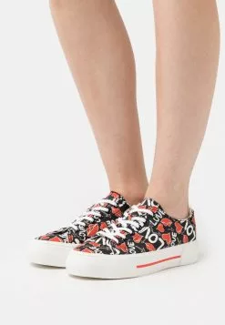 Even&Odd Damen Sneaker Low - Black/red
