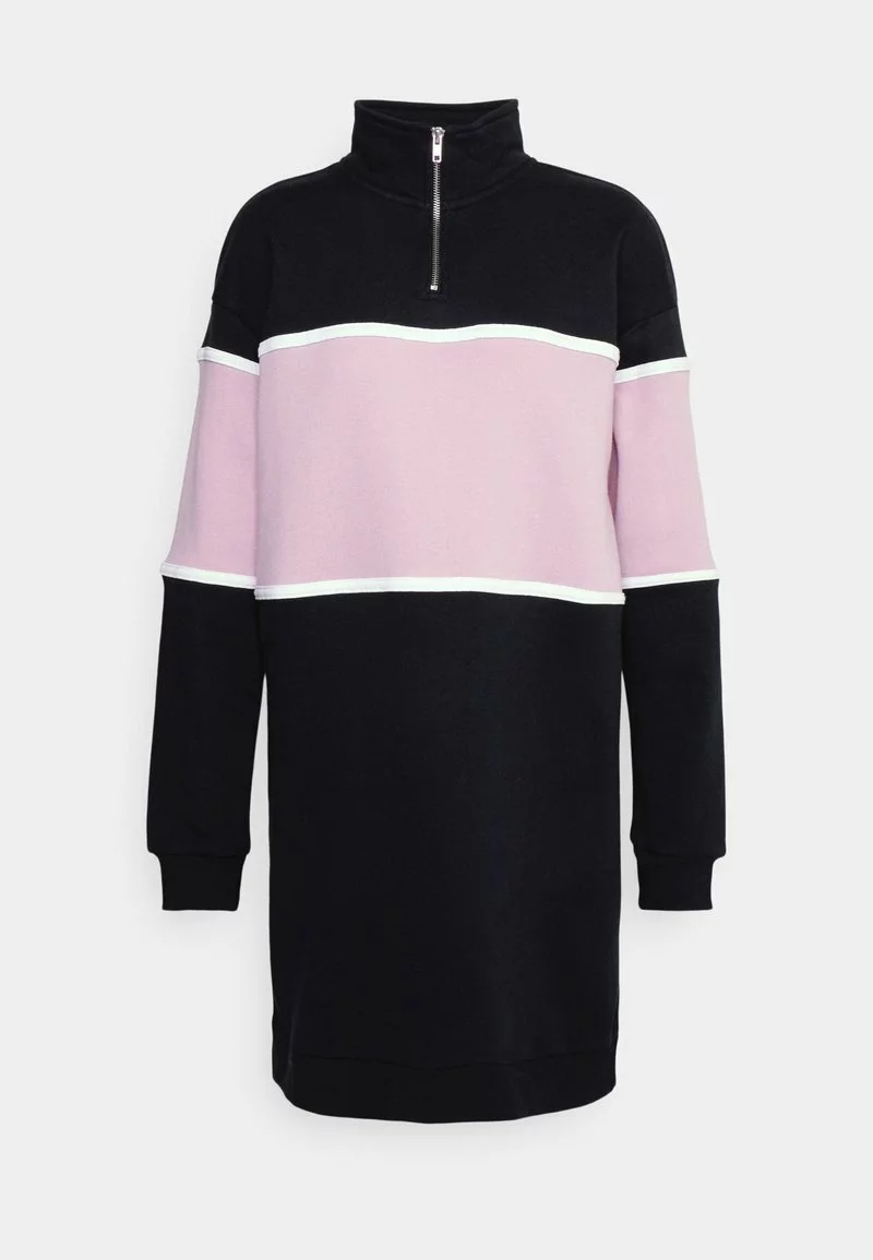 Even&Odd Damen Freizeitkleid - Black/lilac 7 Even&Odd Damen Freizeitkleid - Black/lilac – Bild 5