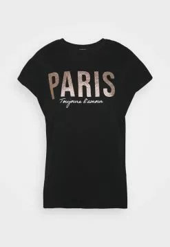 Even&Odd T-Shirt Print - Black | Damen -Even&Odd Verkäufe 2023 5b397920cb13451da854d21c0e4493f1