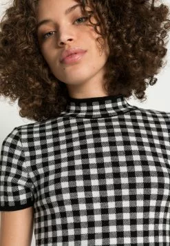 Even&Odd Damen Strickkleid - Black/white -Even&Odd Verkäufe 2023 5c6d782aeaa54b49953caf4e4c558bfb