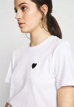 Even&Odd 2PACK - T-Shirt Basic - White/black | Damen -Even&Odd Verkäufe 2023 5cfafc317dcc44f7b8322a1923975917