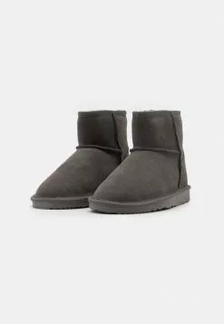 Even&Odd Damen LEATHER WINTER BOOTIES - Stiefelette - Grey -Even&Odd Verkäufe 2023 5e35711325764885b4527363fe632e1a