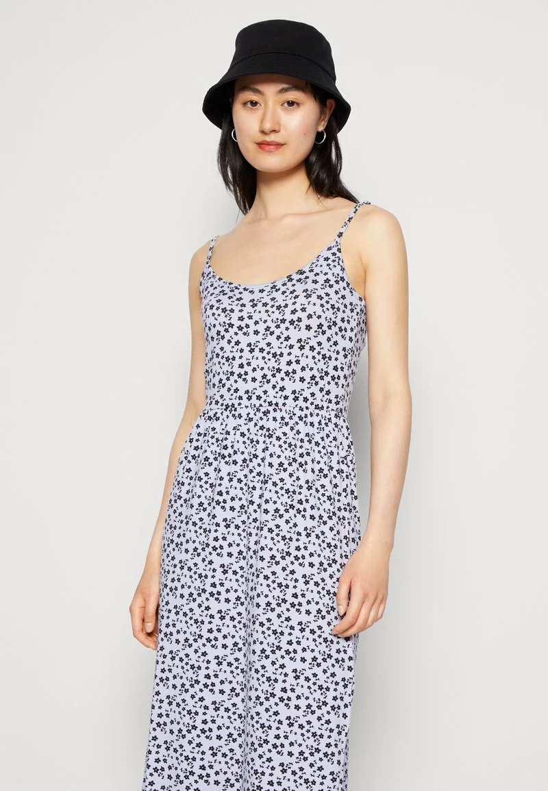 Even&Odd Damen Maxikleid - Lilac/black 6 Even&Odd Damen Maxikleid - Lilac/black – Bild 4