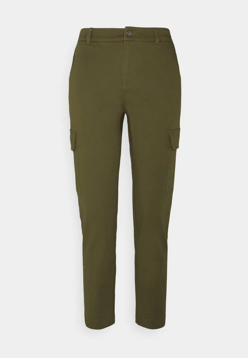 Even&Odd Damen Cargo Chino Pants - Stoffhose - Khaki 7 Even&Odd Damen Cargo Chino Pants - Stoffhose - Khaki – Bild 5