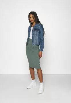 Even&Odd Damen 2er PACK - Bleistiftrock - Black/green