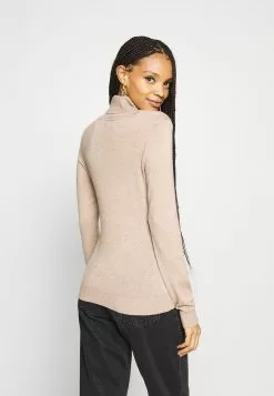 Even&Odd Damen BASIC TURTLE NECK JUMPER - Strickpullover - Sand -Even&Odd Verkäufe 2023 5fe9316f3f5d4b9581719da0ac332e61
