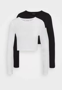 Even&Odd Damen 2 PACK - Langarmshirt - White/black -Even&Odd Verkäufe 2023 5fec535905e04307a396facd9df923d0