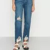 Even&Odd Damen Jeans Straight Leg - Blue Denim -Even&Odd Verkäufe 2023 614622f403d746138d45b5dbb53fcb78