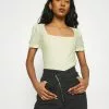 Even&Odd T-Shirt Print - Light Green | Damen