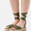 Even&Odd Riemensandalette - Khaki | Damen -Even&Odd Verkäufe 2023 6275844a119f428abdb8a3a0d00626aa