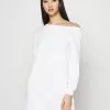 Even&Odd Damen SWEAT OFF SHOULDER MINI DRESS - Freizeitkleid - White -Even&Odd Verkäufe 2023 628108e481ac470a8fe20a81671fe4b9